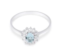 Anello Demetra Donna AQUA in Oro bianco Acquamarina 118.O.050.012.W